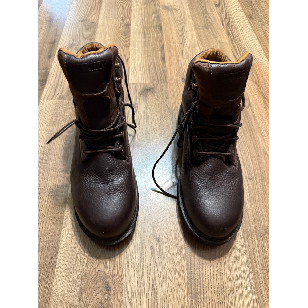Schmidt Workwear Boots Mens Size 10.5 W Brown Leather Waterproof CES001TS